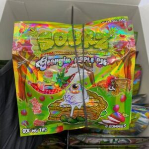 Georgia Apple Pie SOURZ Gummies 600mg